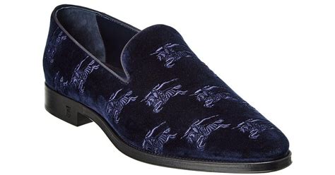 burberry velvet loafers with big logo for mens|Burberry men's suit shoes sale.